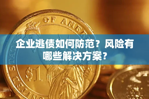 武汉企业逃债如何防范？风险有哪些解决方案？