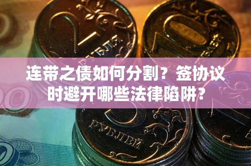 武汉连带之债如何分割？签协议时避开哪些法律陷阱？