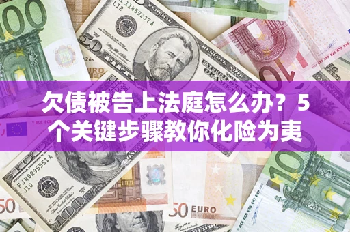 武汉欠债被告上法庭怎么办？5个关键步骤教你化险为夷